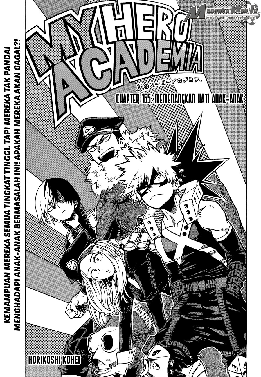 Boku no Hero Academia Chapter 165 - halaman 1