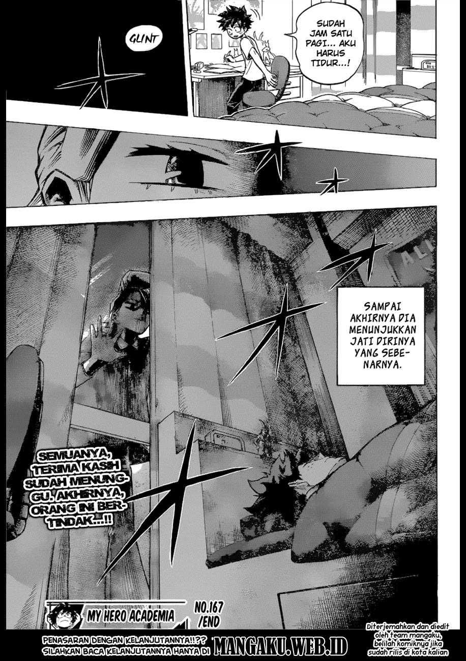 Boku no Hero Academia Chapter 167 - halaman 18