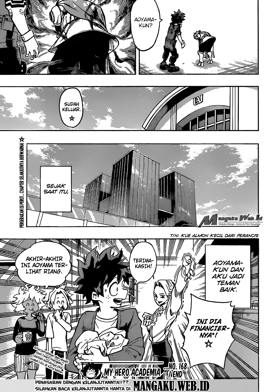 Boku no Hero Academia Chapter 168 - halaman 18