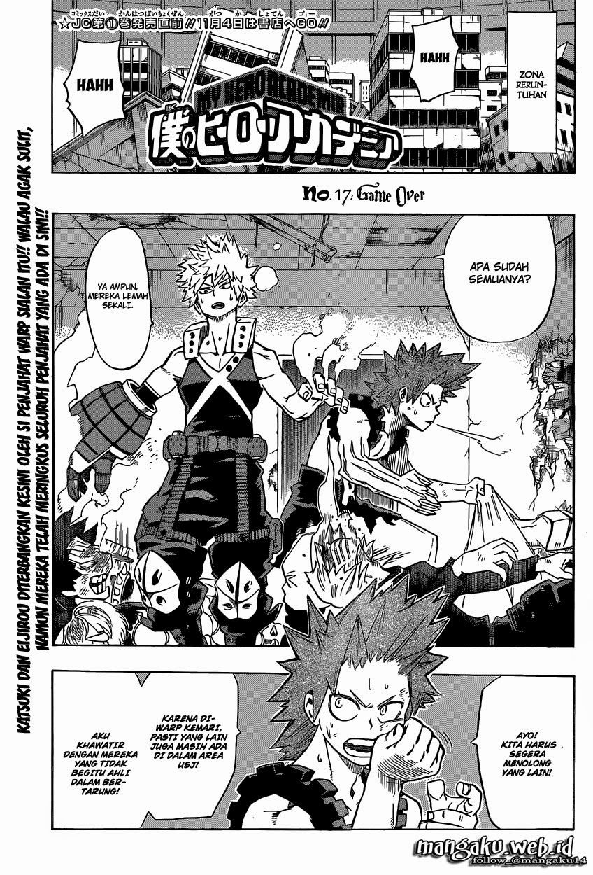 Boku no Hero Academia Chapter 17 - halaman 2
