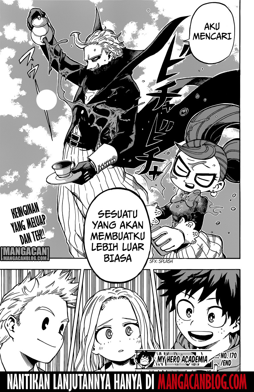Boku no Hero Academia Chapter 170 - halaman 17