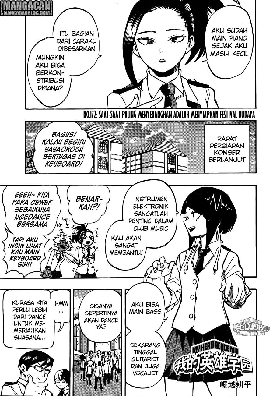 Boku no Hero Academia Chapter 172 - halaman 1