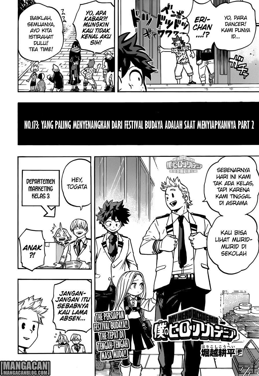 Boku no Hero Academia Chapter 173 - halaman 4