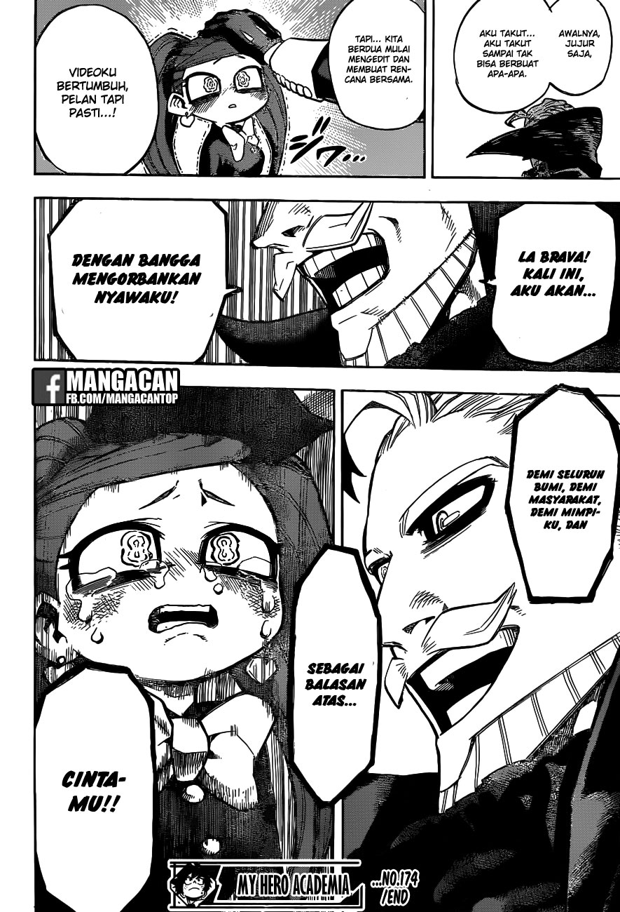 Boku no Hero Academia Chapter 174 - halaman 17