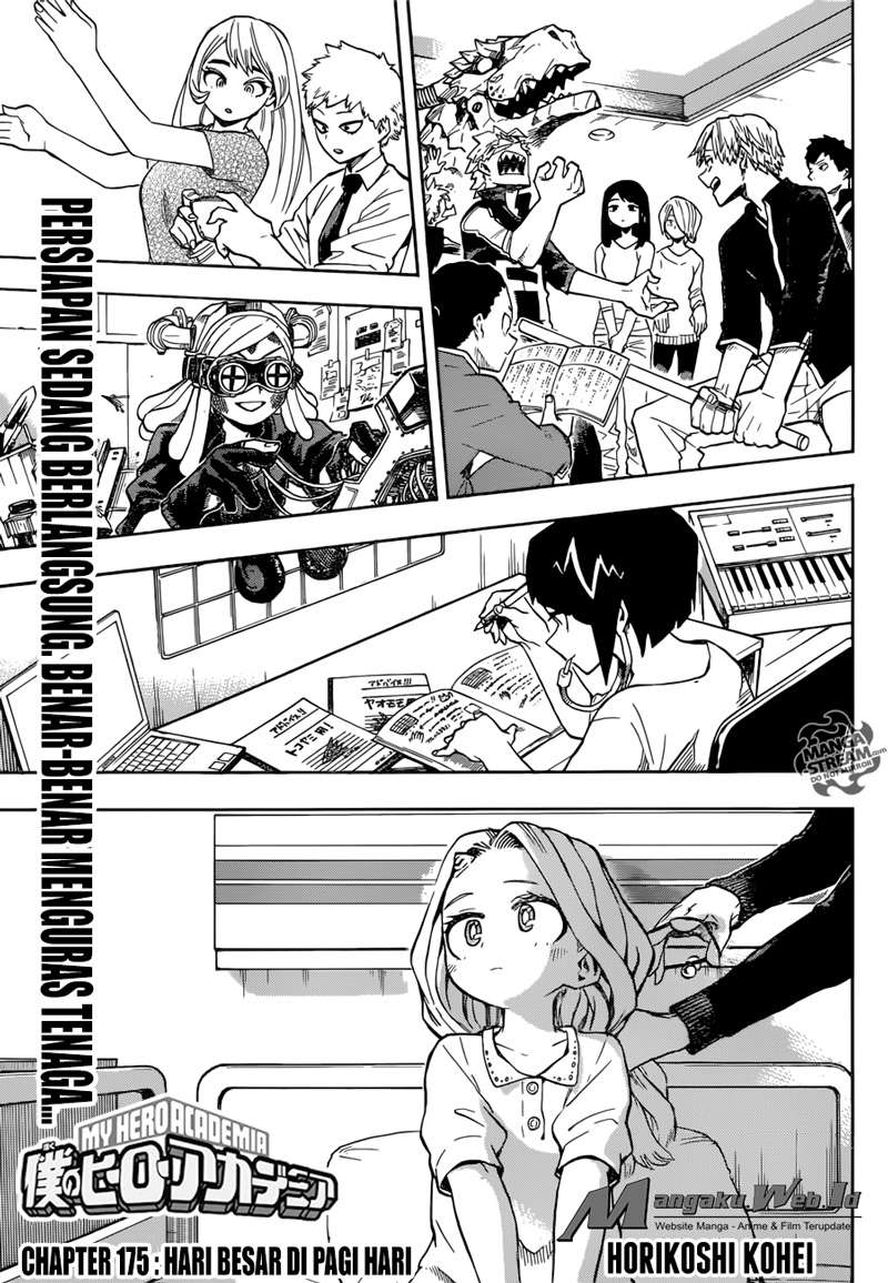 Boku no Hero Academia Chapter 175 - halaman 2