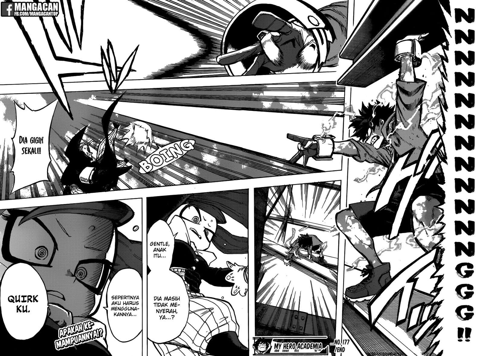 Boku no Hero Academia Chapter 177 - halaman 17
