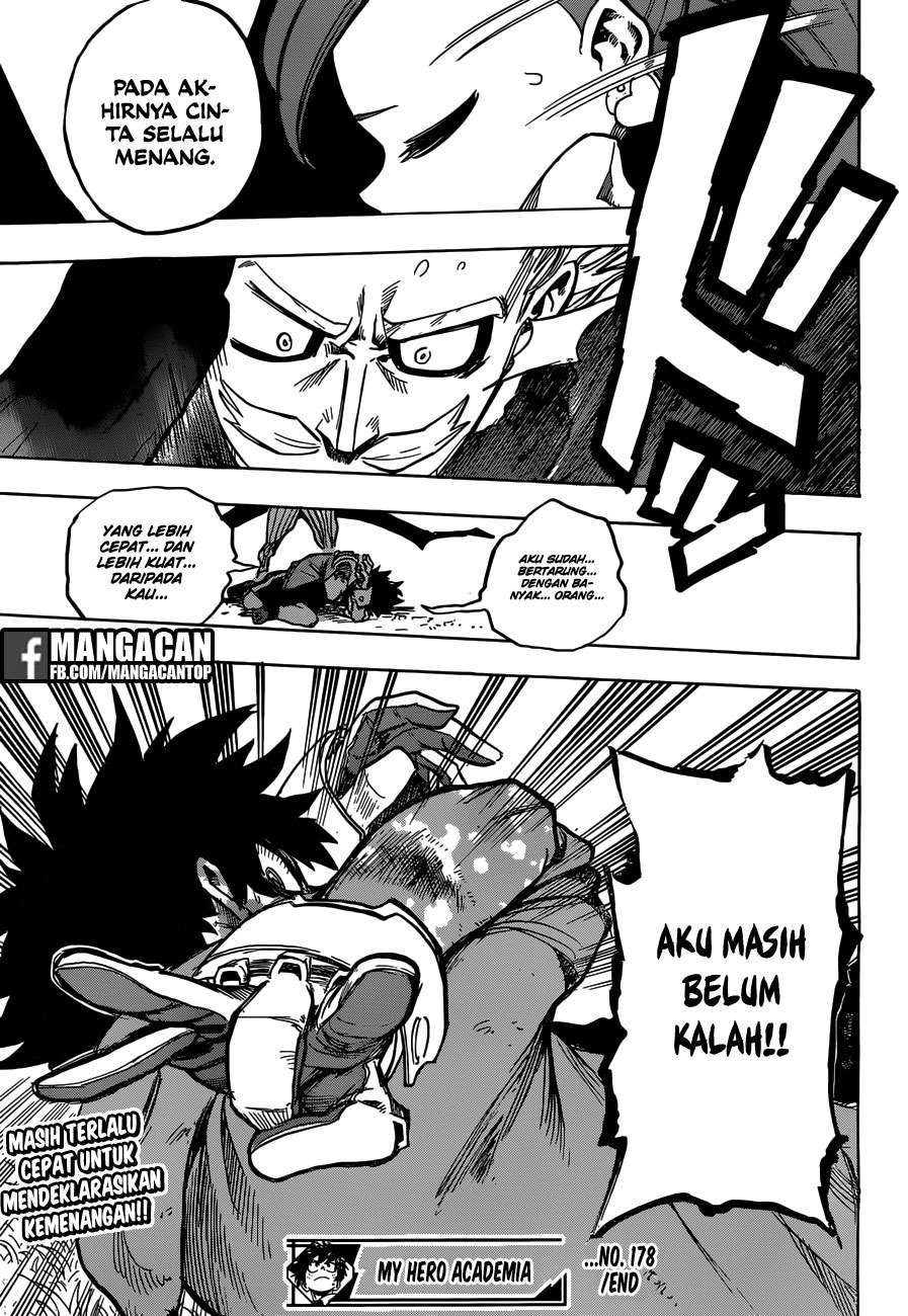 Boku no Hero Academia Chapter 178 - halaman 18