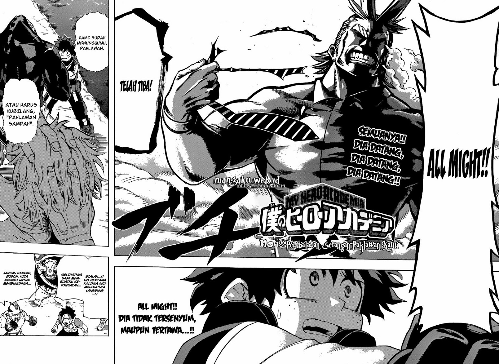 Boku no Hero Academia Chapter 18 - halaman 3