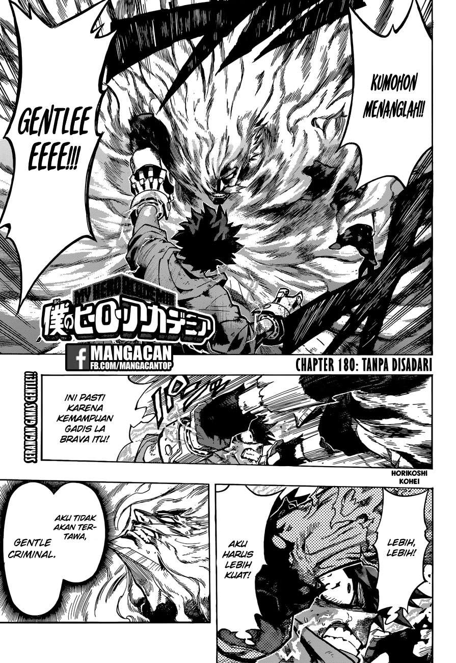 Boku no Hero Academia Chapter 180 - halaman 1