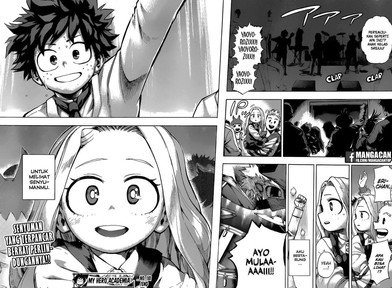 Boku no Hero Academia Chapter 181 - halaman 15