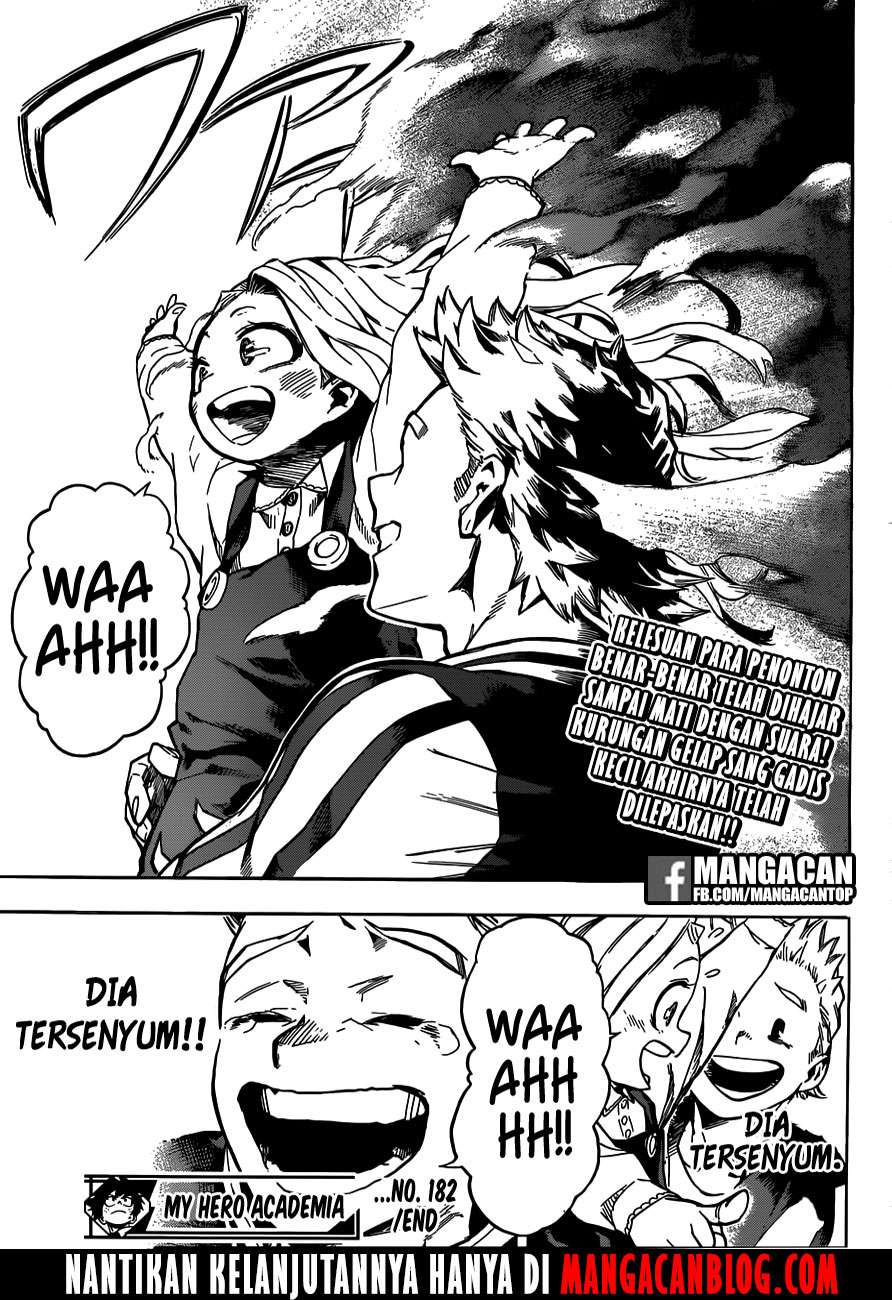 Boku no Hero Academia Chapter 182 - halaman 17
