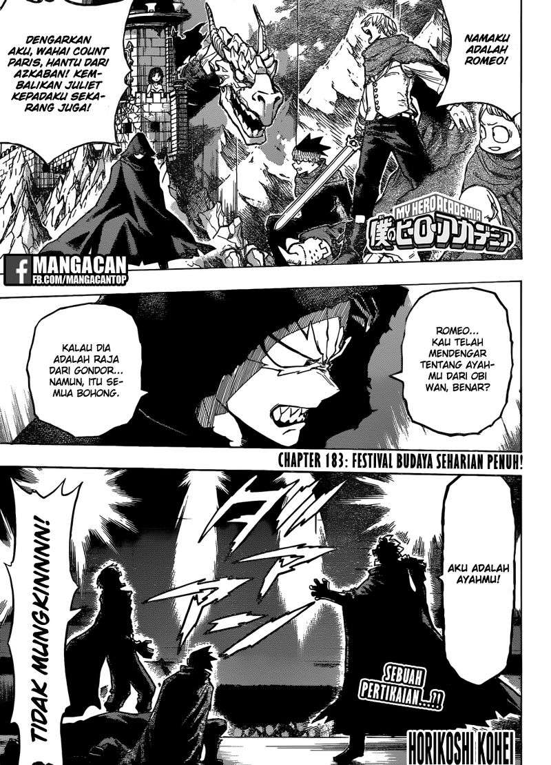 Boku no Hero Academia Chapter 183 - halaman 1