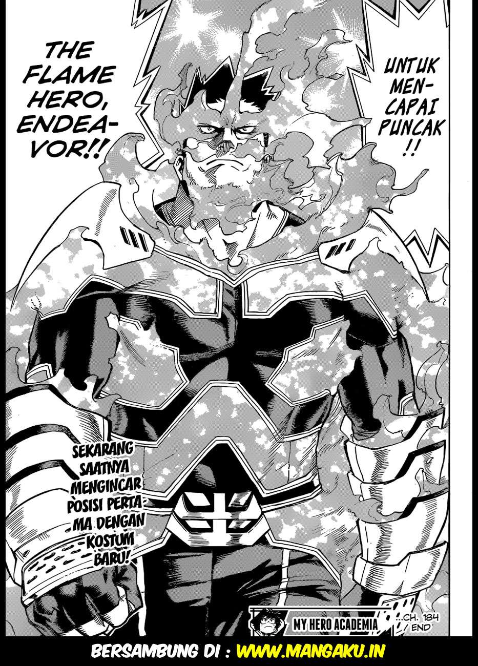 Boku no Hero Academia Chapter 184 - halaman 18