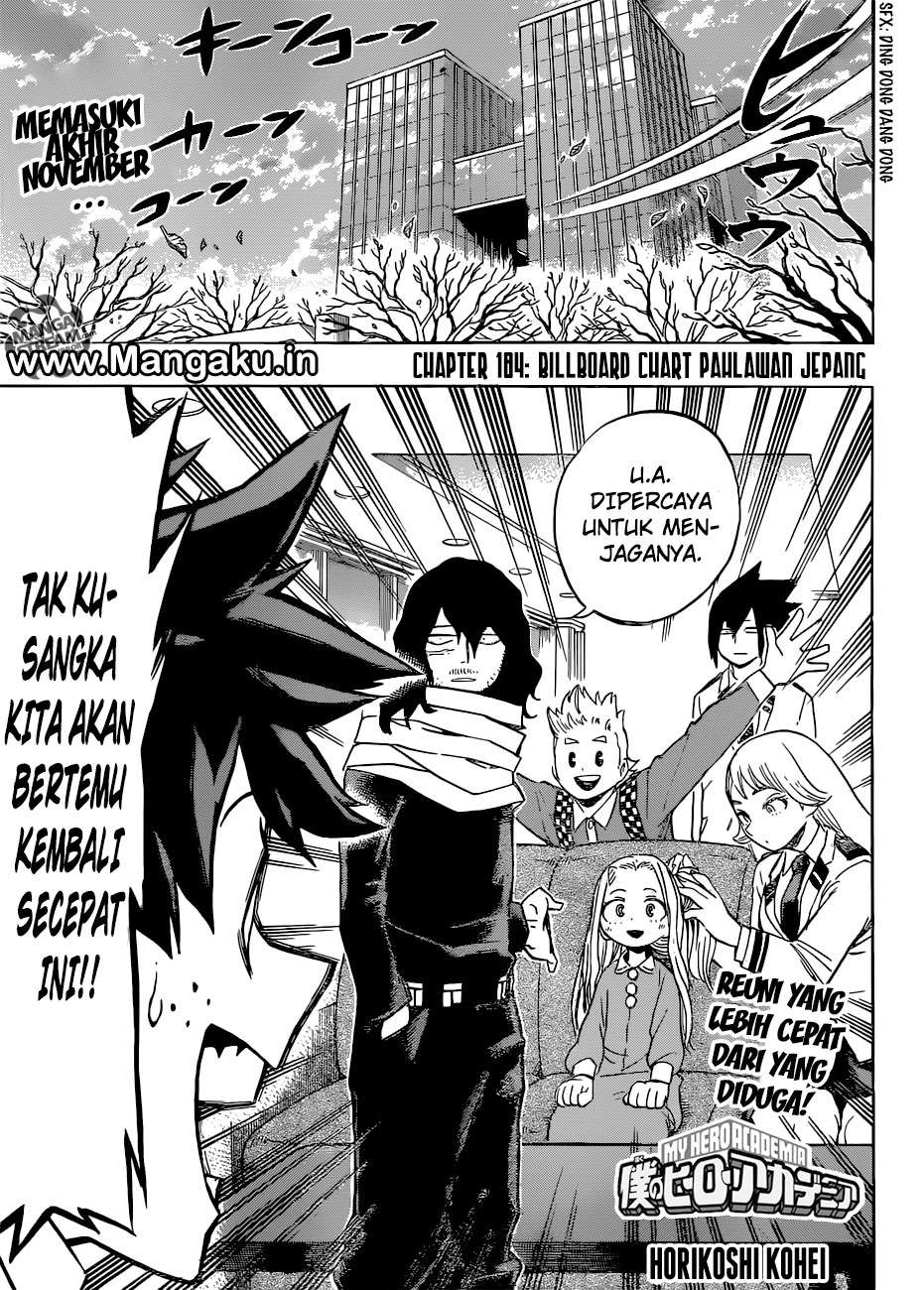 Boku no Hero Academia Chapter 184 - halaman 2