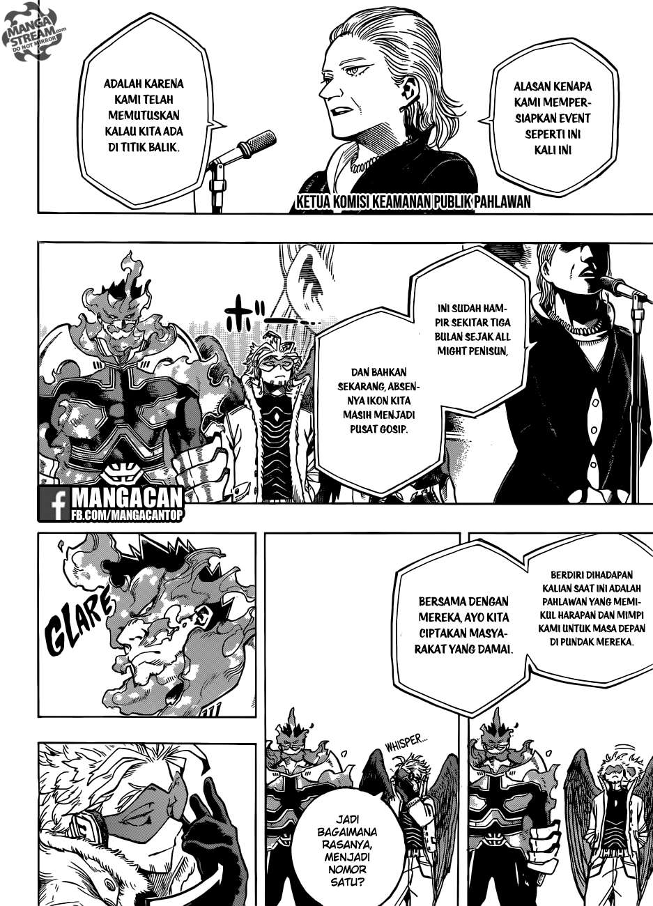 Boku no Hero Academia Chapter 185 - halaman 3