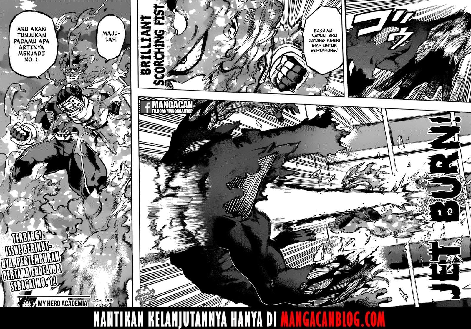 Boku no Hero Academia Chapter 186 - halaman 17