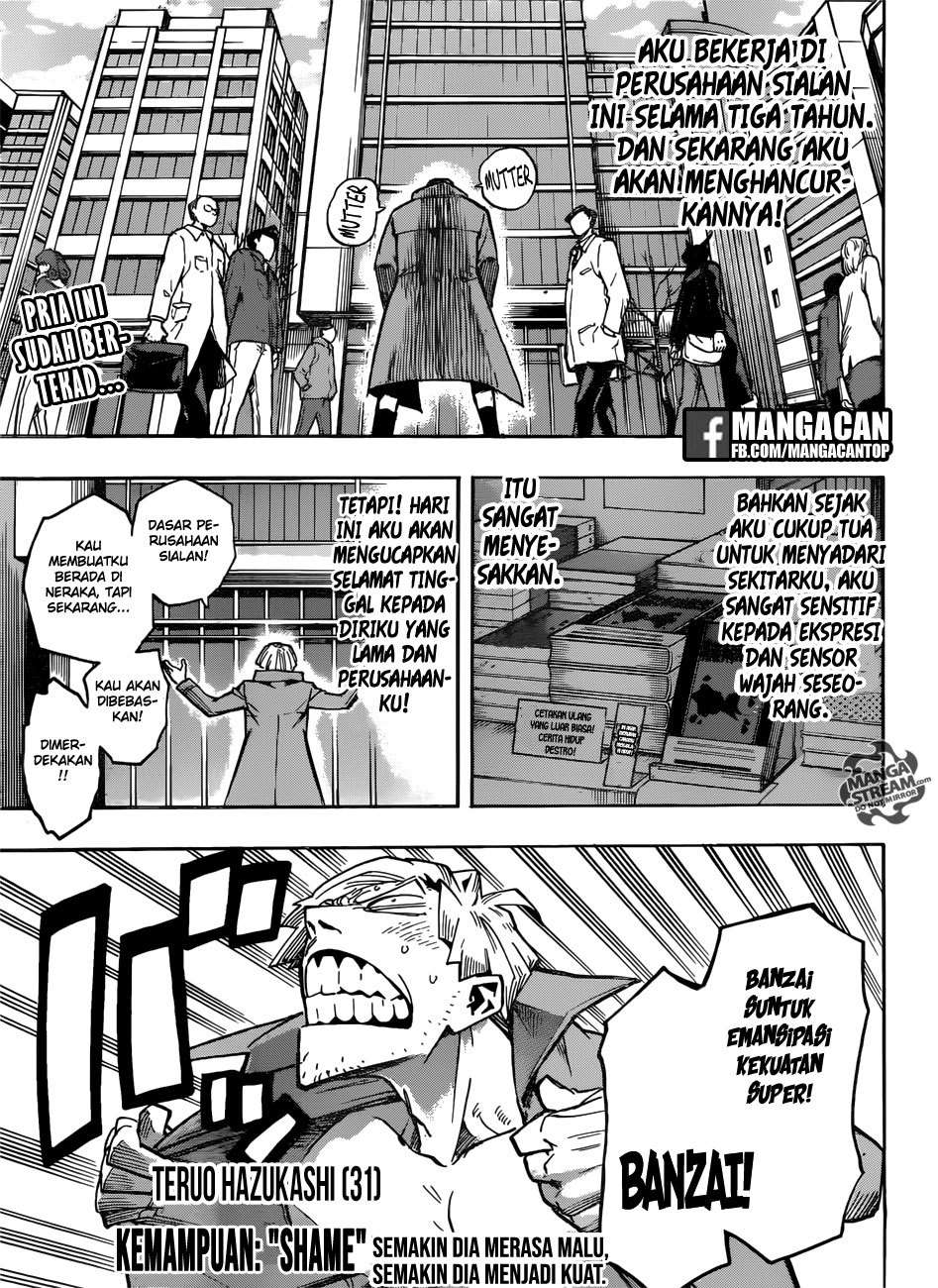 Boku no Hero Academia Chapter 186 - halaman 3