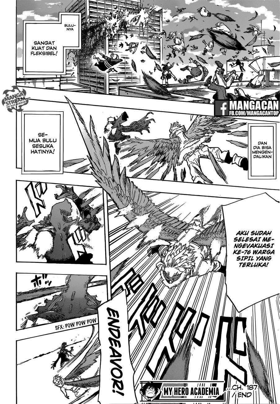 Boku no Hero Academia Chapter 187 - halaman 16