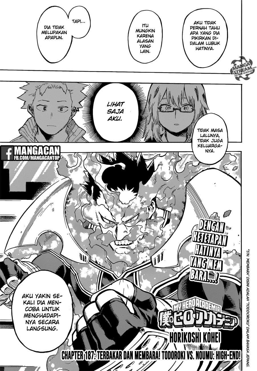 Boku no Hero Academia Chapter 187 - halaman 6