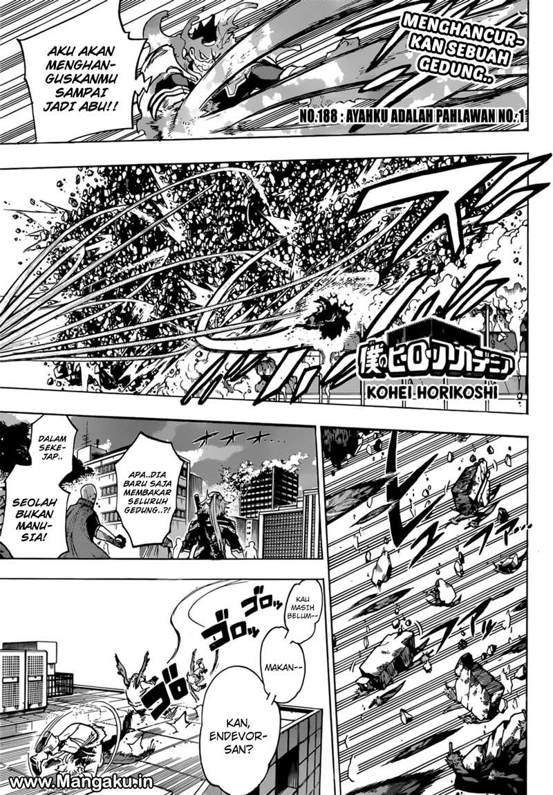 Boku no Hero Academia Chapter 188 - halaman 2