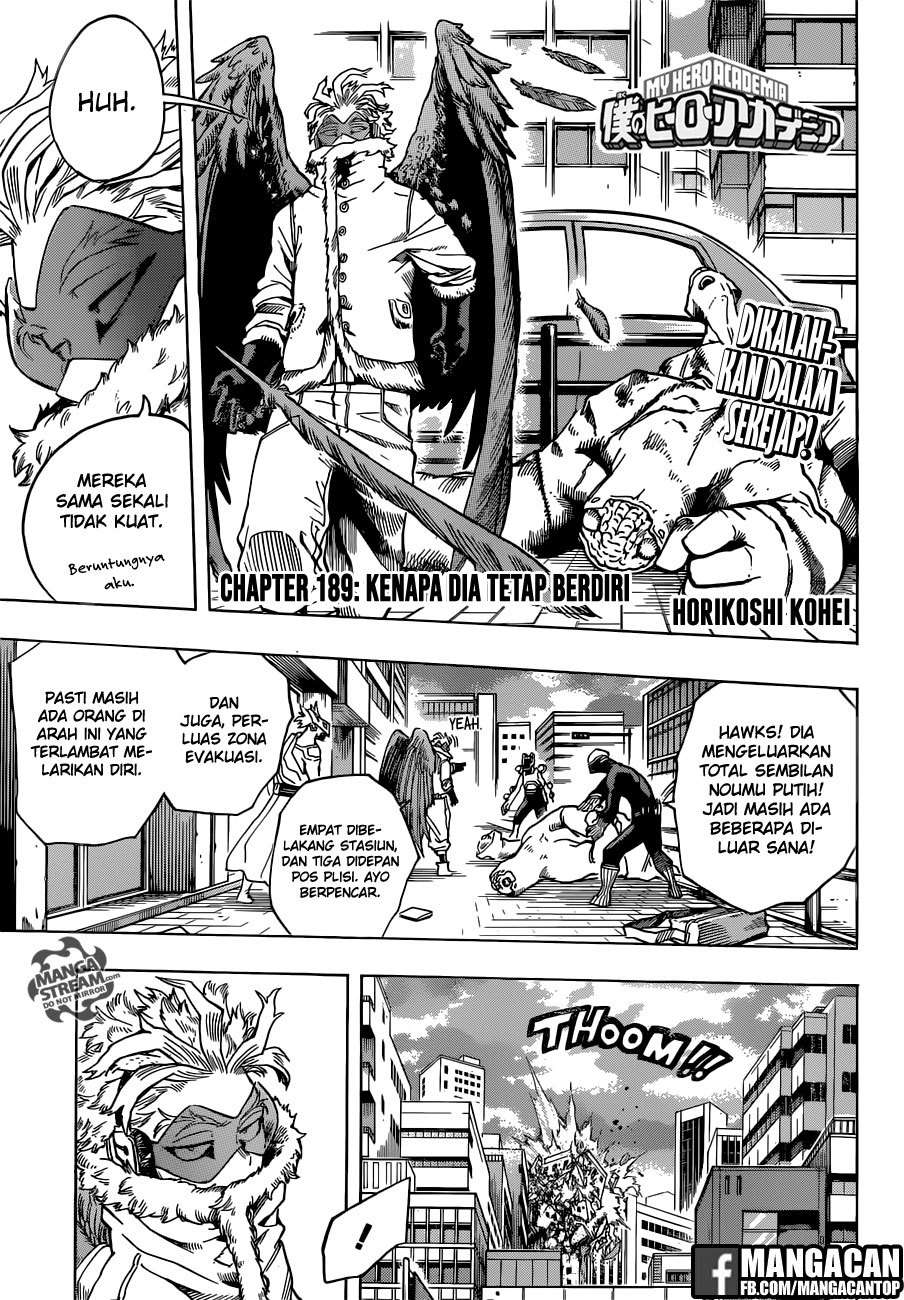 Boku no Hero Academia Chapter 189 - halaman 1