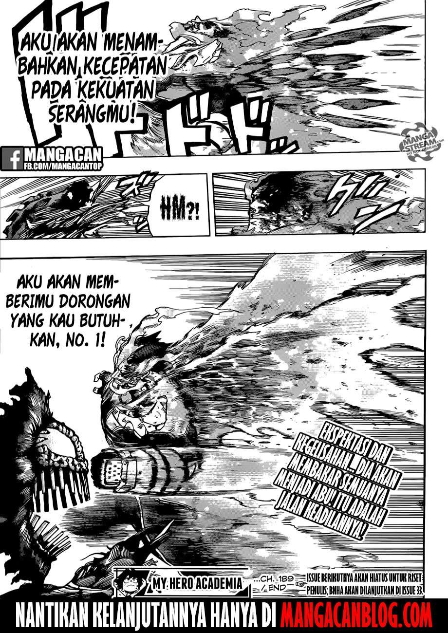 Boku no Hero Academia Chapter 189 - halaman 16