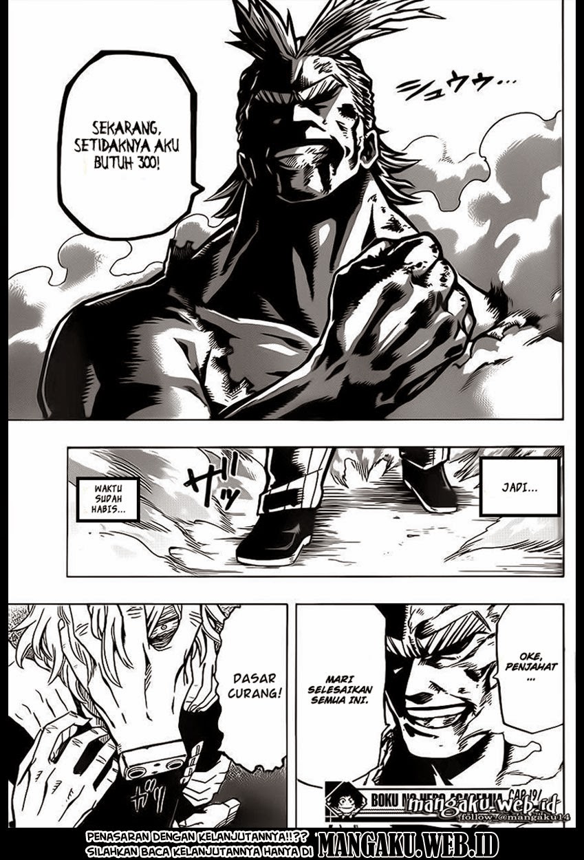Boku no Hero Academia Chapter 19 - halaman 17