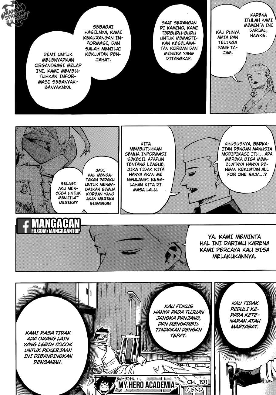 Boku no Hero Academia Chapter 191 - halaman 15
