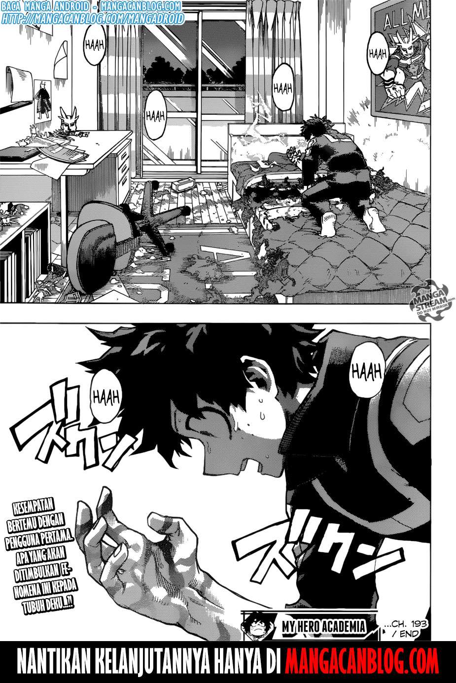 Boku no Hero Academia Chapter 193 - halaman 17