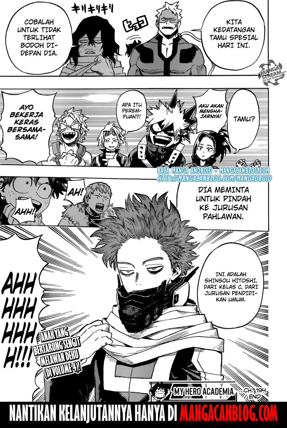 Boku no Hero Academia Chapter 194 - halaman 13