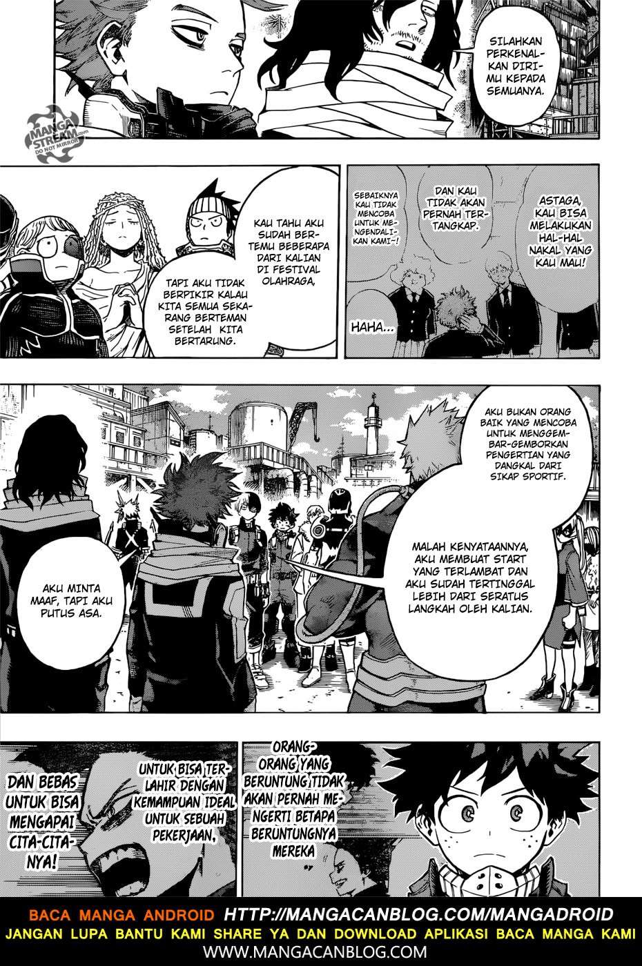 Boku no Hero Academia Chapter 195 - halaman 4