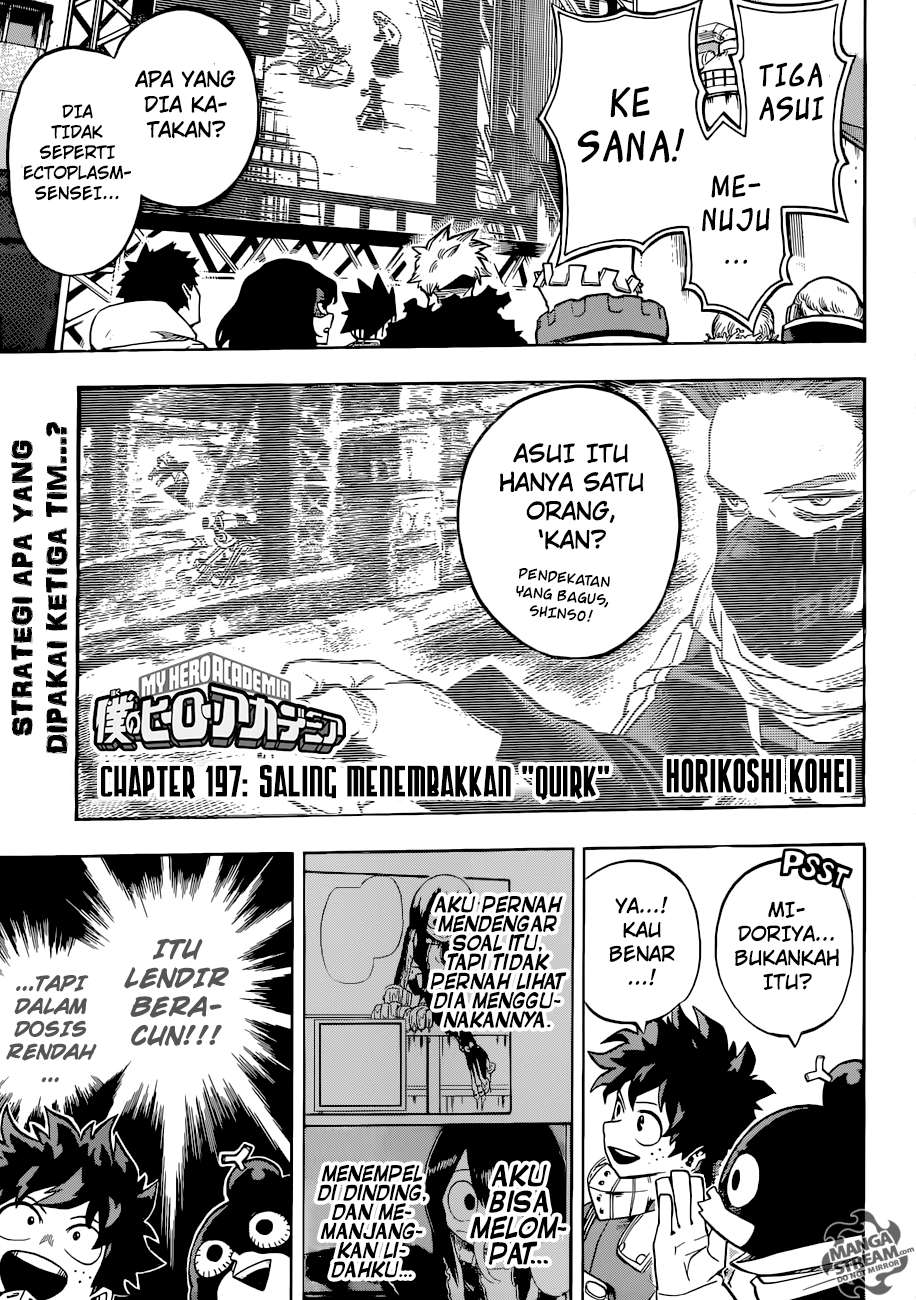Boku no Hero Academia Chapter 197 - halaman 2