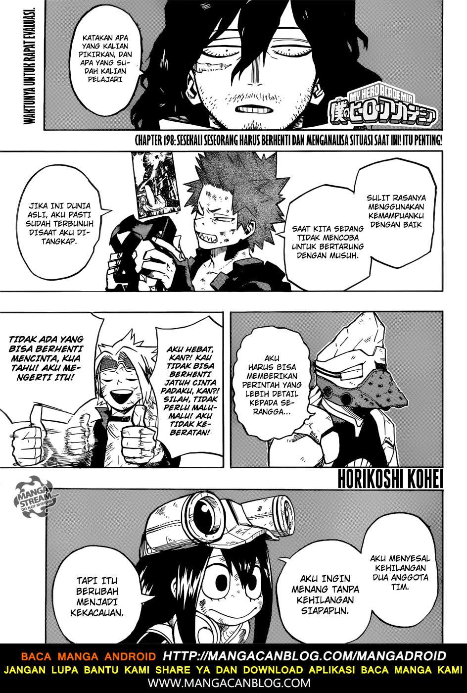 Boku no Hero Academia Chapter 198 - halaman 1