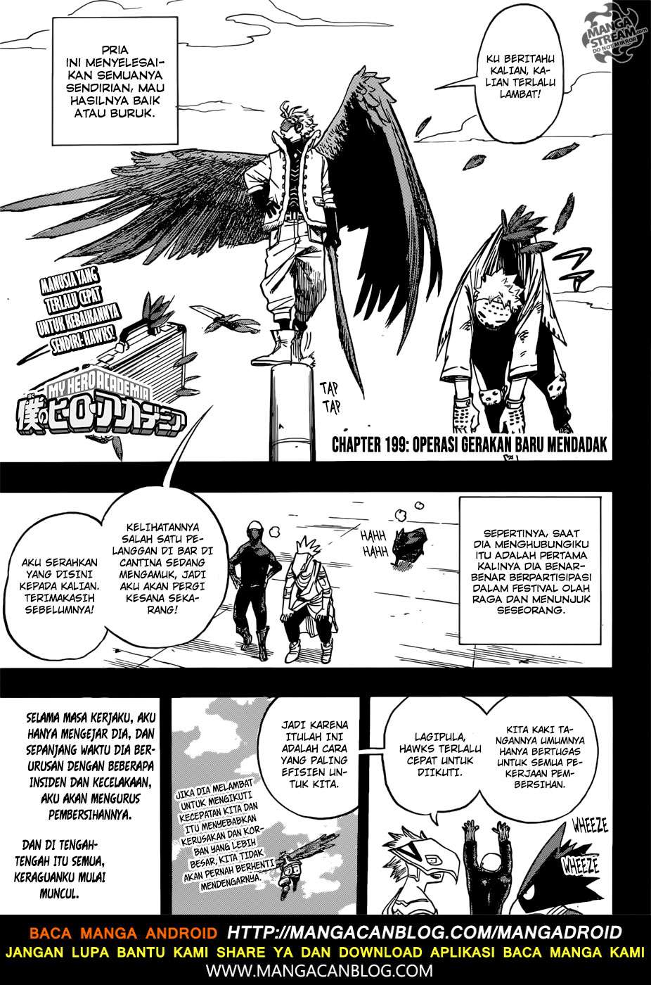 Boku no Hero Academia Chapter 199 - halaman 1
