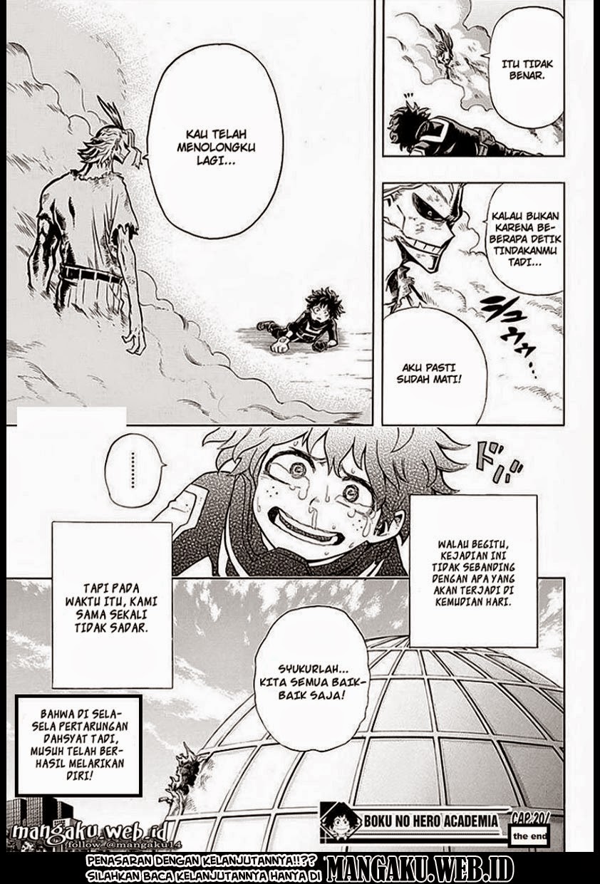 Boku no Hero Academia Chapter 20 - halaman 17