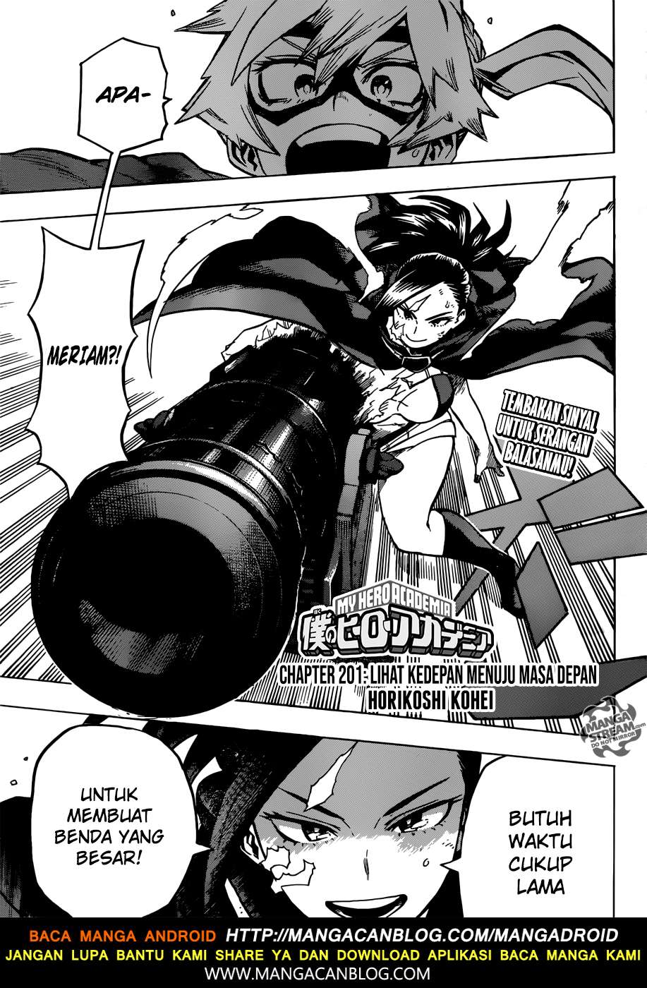 Boku no Hero Academia Chapter 201 - halaman 1