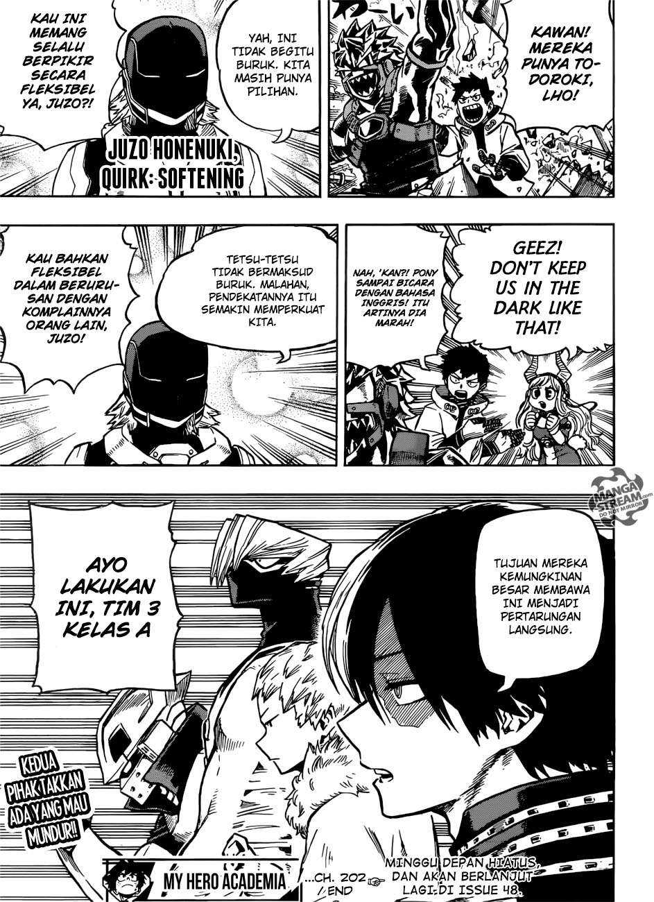 Boku no Hero Academia Chapter 202 - halaman 12