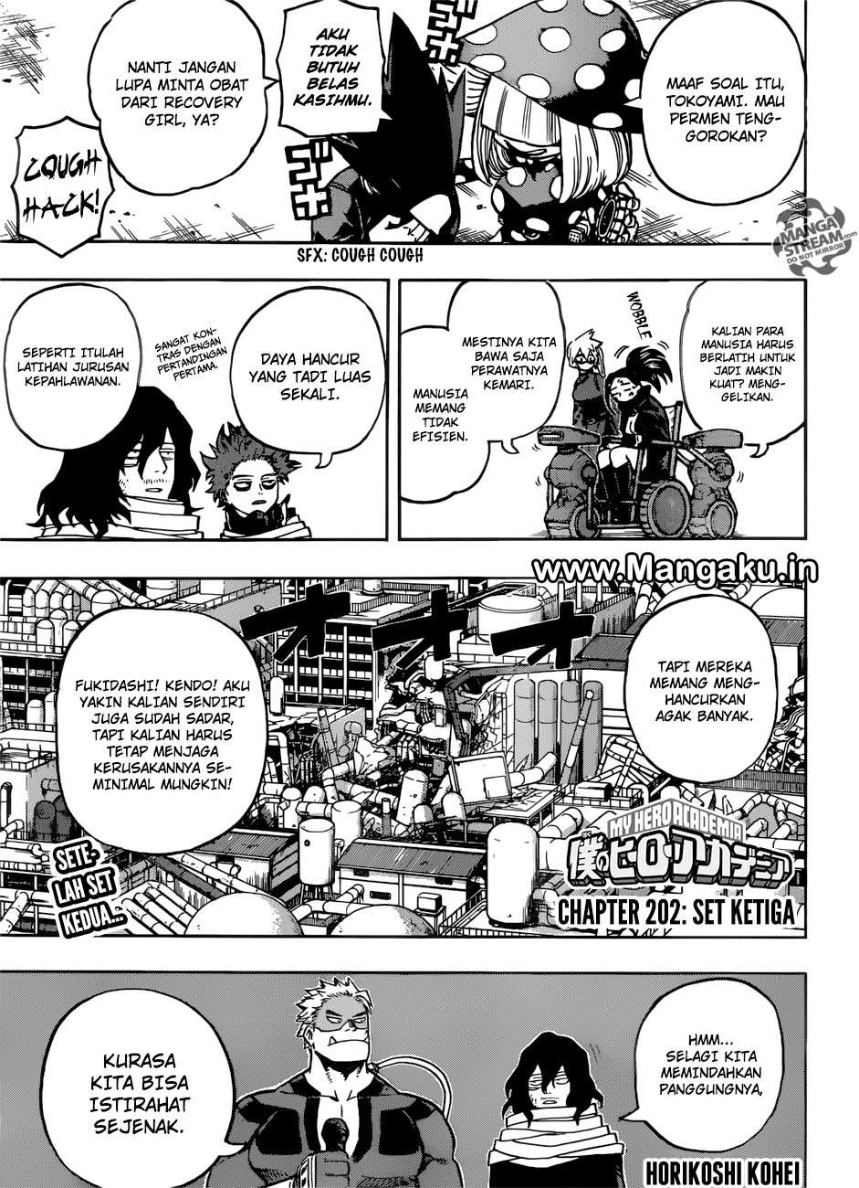 Boku no Hero Academia Chapter 202 - halaman 2