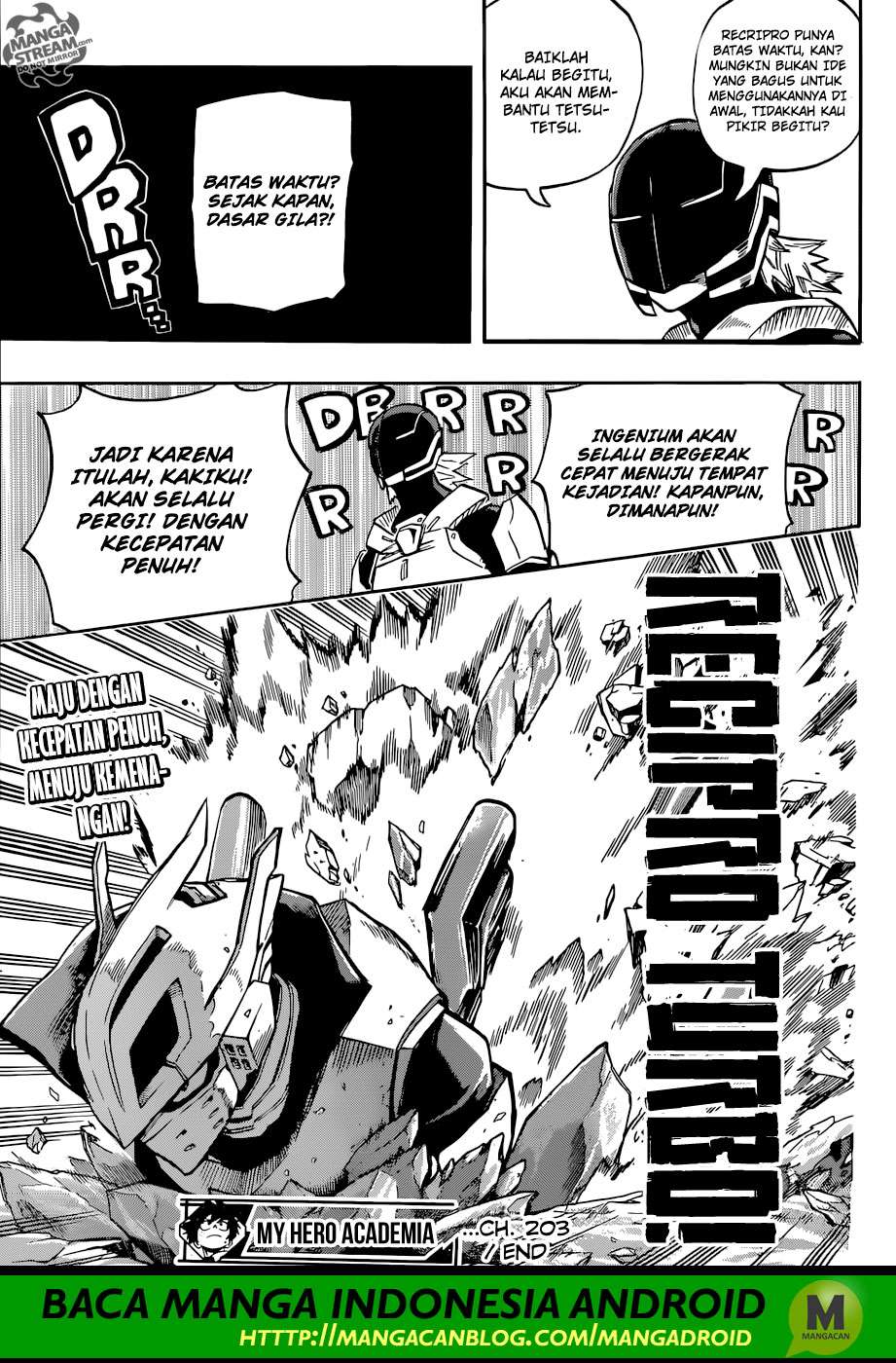 Boku no Hero Academia Chapter 203 - halaman 13