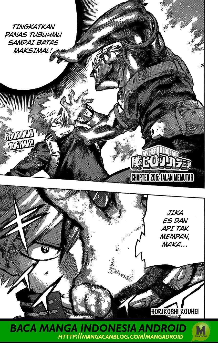 Boku no Hero Academia Chapter 205 - halaman 1