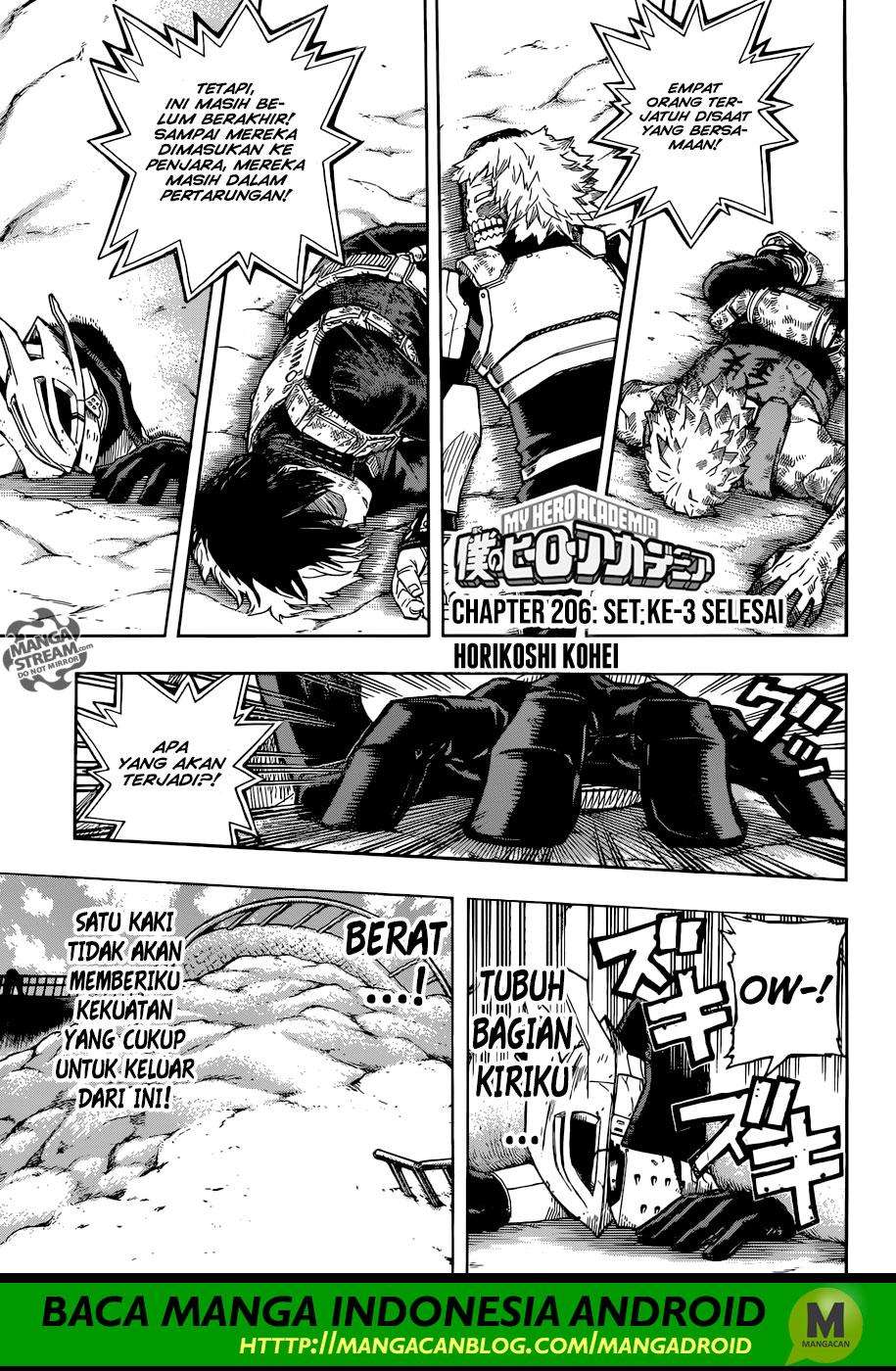 Boku no Hero Academia Chapter 206 - halaman 1