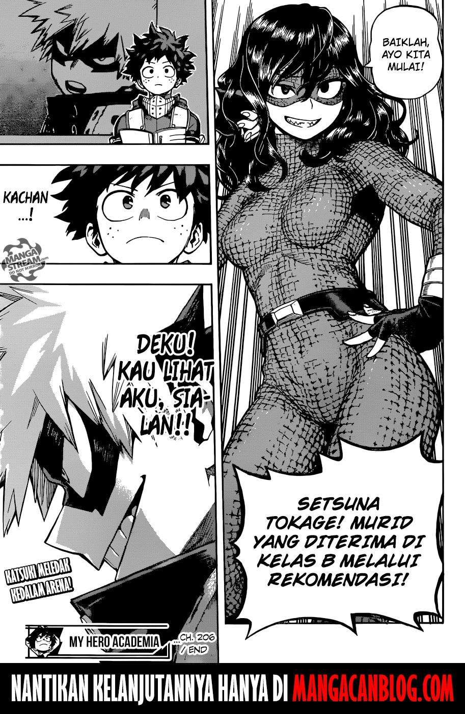 Boku no Hero Academia Chapter 206 - halaman 15