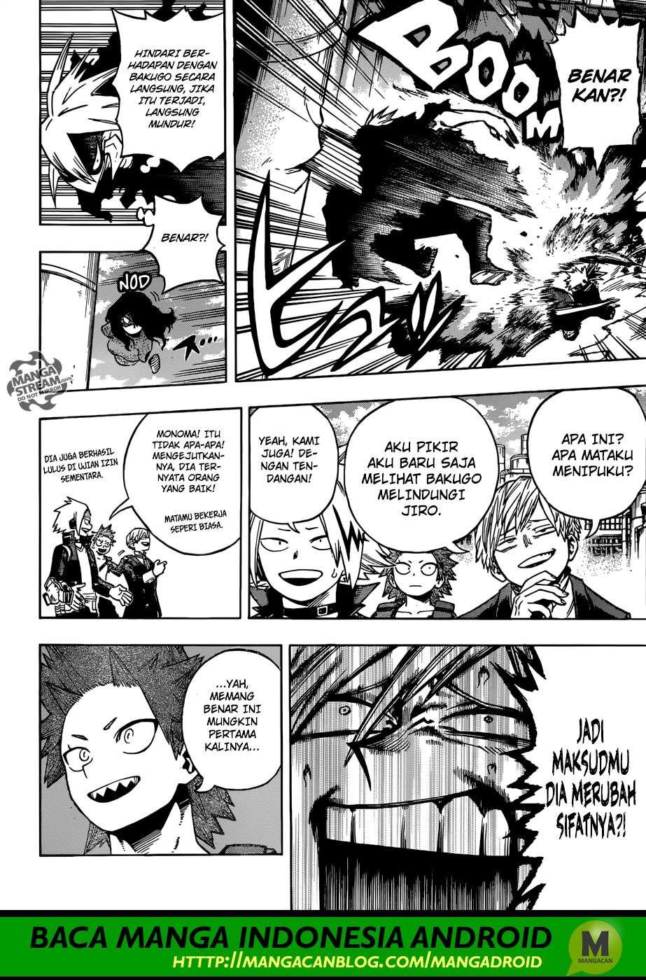 Boku no Hero Academia Chapter 208 - halaman 3
