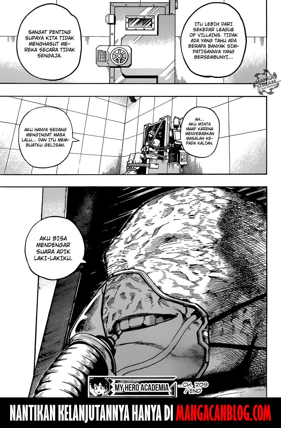 Boku no Hero Academia Chapter 209 - halaman 16