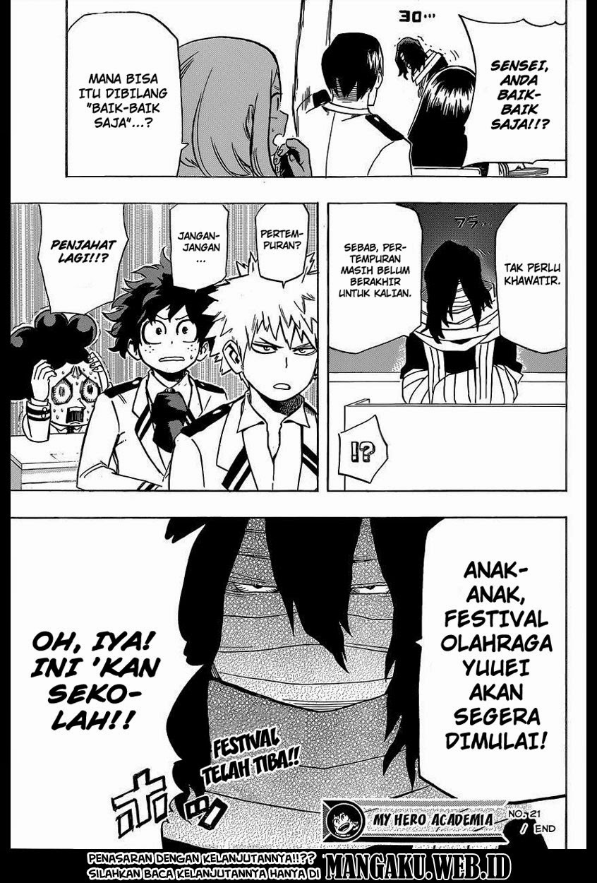 Boku no Hero Academia Chapter 21 - halaman 19