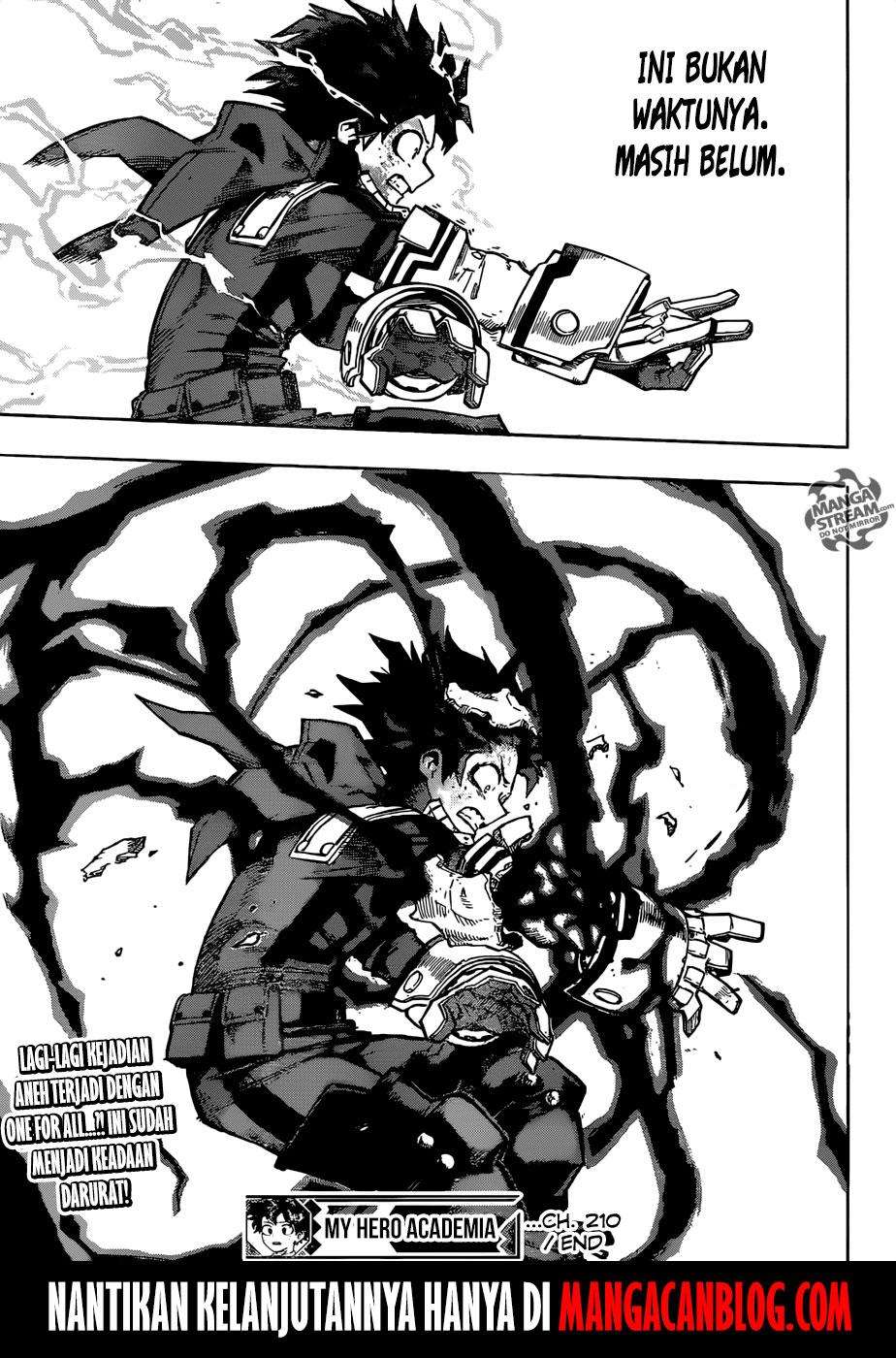 Boku no Hero Academia Chapter 210 - halaman 16