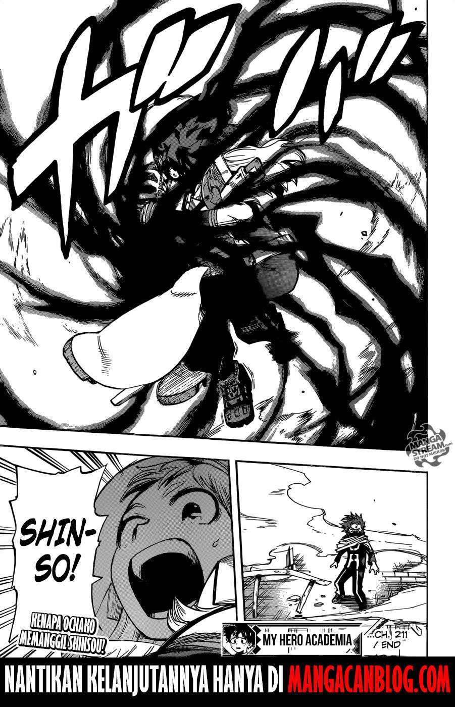 Boku no Hero Academia Chapter 211 - halaman 13