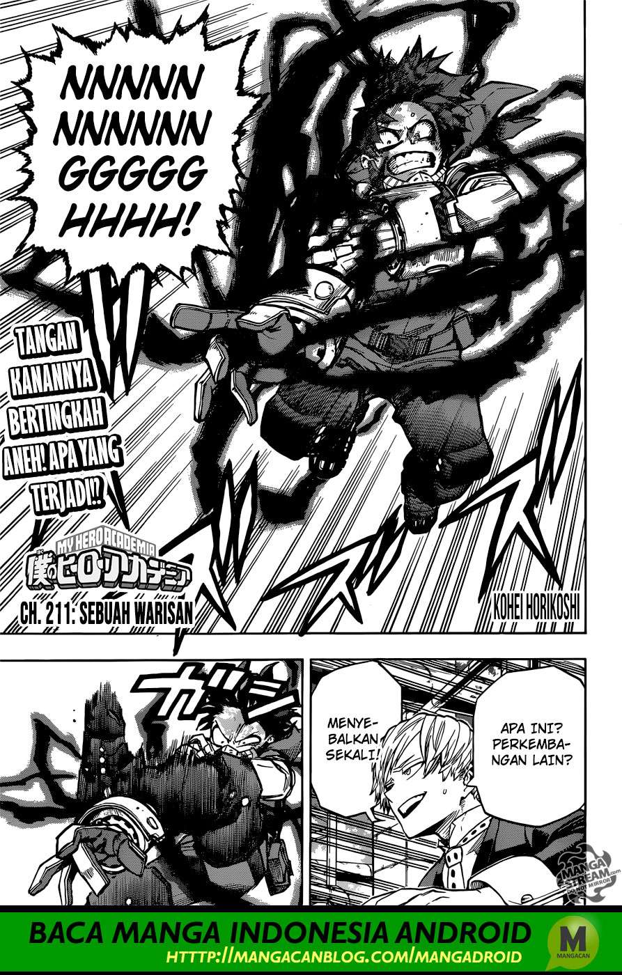 Boku no Hero Academia Chapter 211 - halaman 4