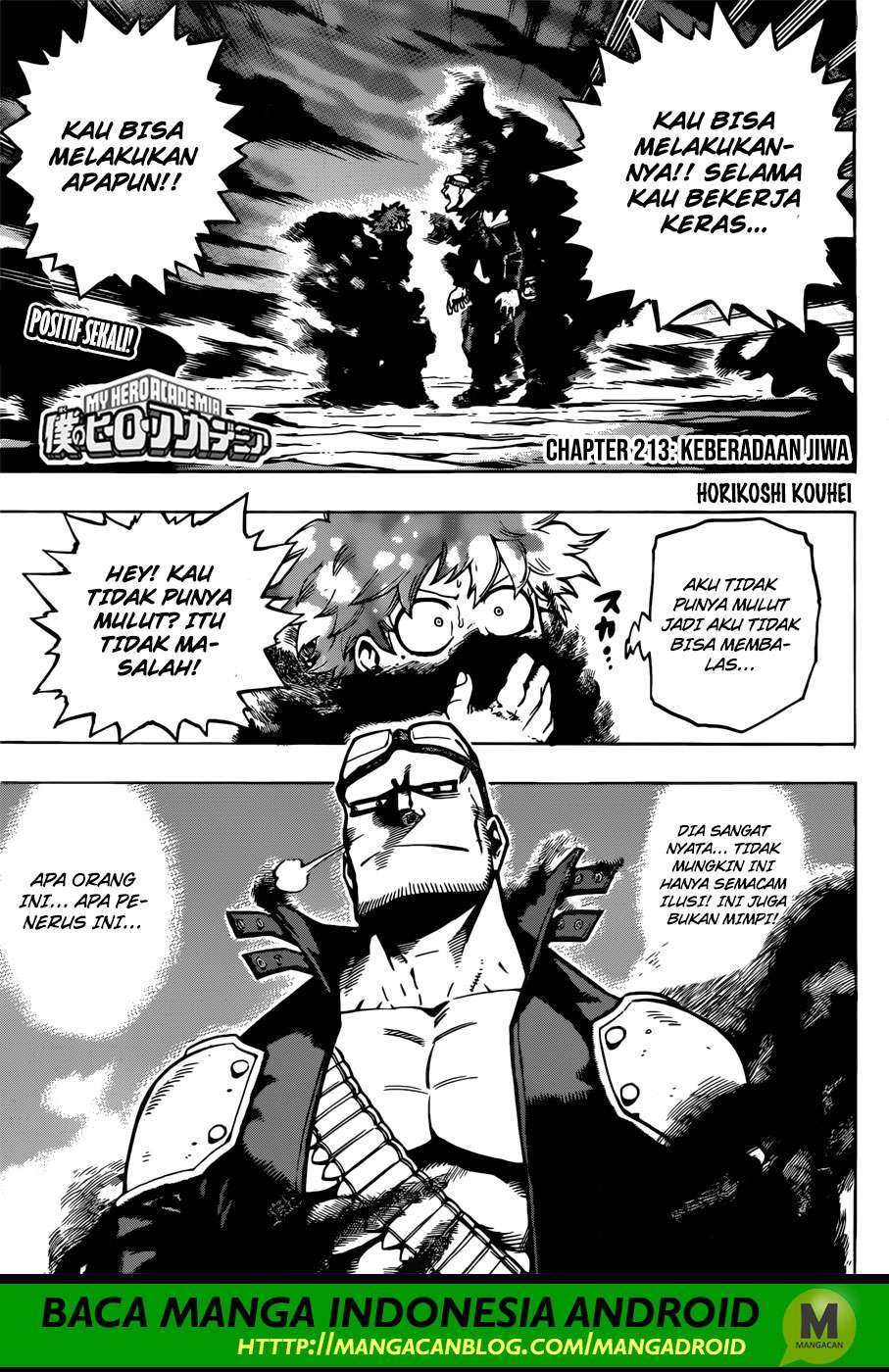 Boku no Hero Academia Chapter 213 - halaman 1