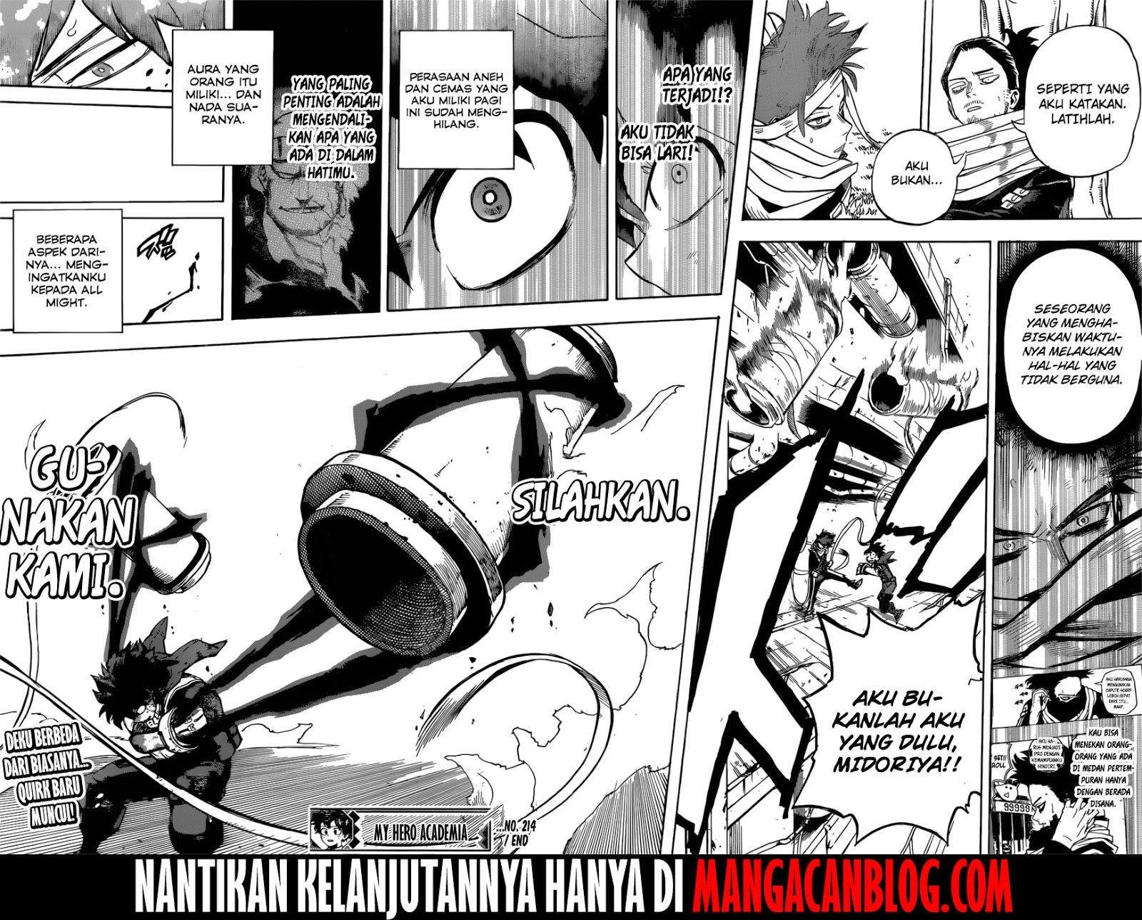 Boku no Hero Academia Chapter 214 - halaman 17